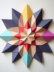 Geometric Marvel: Mathematical Wonder in Wall Art with Stunning Shapes
