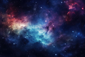 Abstract Beautiful spiral galaxy with stars dust and nebular on a night sky background. Beautiful Space and Galaxy Background, Elements of universe.