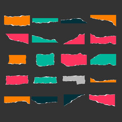 Ripped Torn Paper