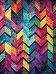 Captivating Stitched Beauty: Quilting Patterns Wall Prints