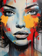 Urban Chic Street Graffiti Wall Prints: A Captivating Blend of Creativity and Freedom