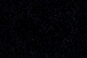 Blue galaxy space with stars in heart shape. Starry night sky background. 3D photo of blue night sky with stars. Concept of Valentines, Christmas, and New Year. - obrazy, fototapety, plakaty