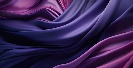 Gradient purple pink silk cloth - obrazy, fototapety, plakaty
