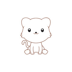 coloring books cute kitten heads cute