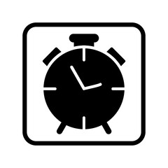 Alarm Glyph Icon
