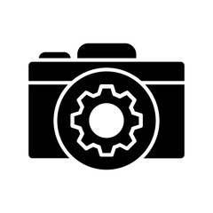 Camera Setting Glyph Icon