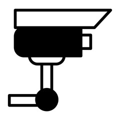 Cctv solid glyph icon