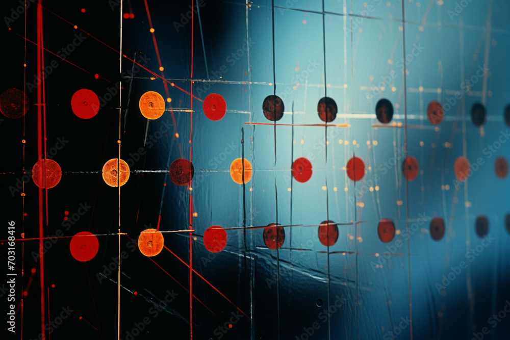 Leinwandbilder abstract representation of a mathematical equation, suitable for diverse mathematical topics.