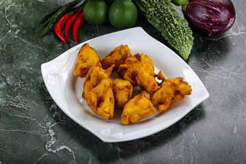 Indian cuisine - paneer pakora cheese