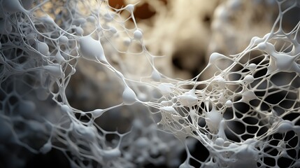 A dangerous fungi virus that develops inside the body - obrazy, fototapety, plakaty