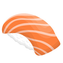 Salmon Nigiri Sushi, Japanese Traditional Food Cuisine
