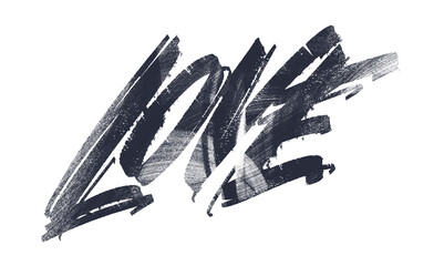 Modern Textured Love Hand Lettering