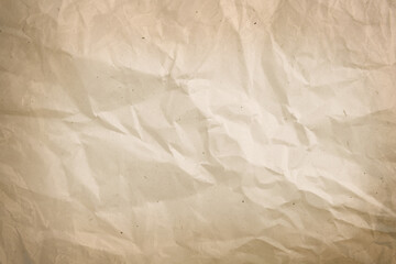 Crumpled old paper as background. Texture of parchment