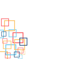 Geometric Square Corner