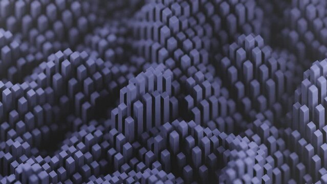 This video showcases the clean, geometric design of a blockchain network's architecture. The visual presentation emphasizes the precision and interconnectedness of blockchain technology through.