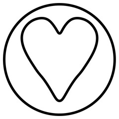 valentine line icon 2