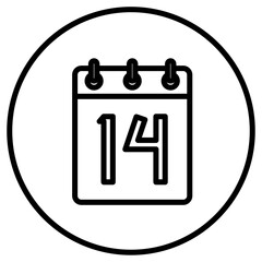 valentine line icon 2