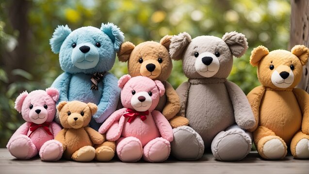 Collection of Stuffed Animals by Pogus Caesar - A Figurative Stock Photo