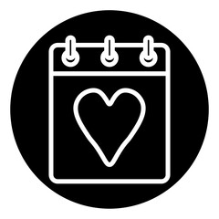 valentine glyph icon 2