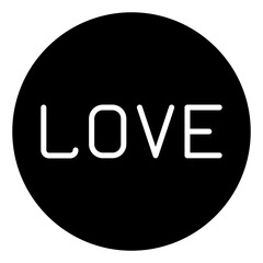 valentine glyph icon 2