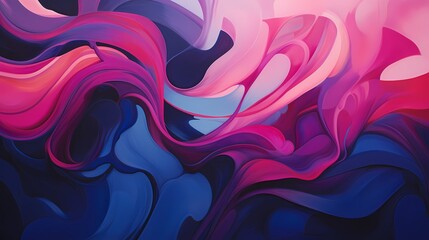 Bold strokes of magenta and indigo collide, crafting a visually captivating abstract background that pops with clarity