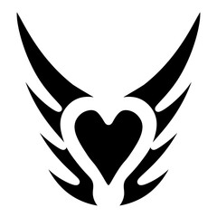 valentine glyph icon