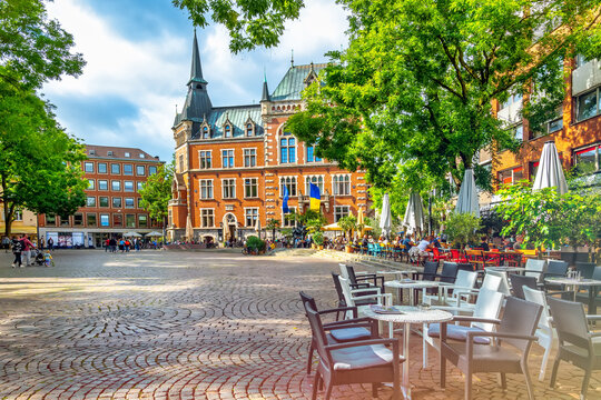 Old town hall on the Rathausplatz in Oldenburg, Germany