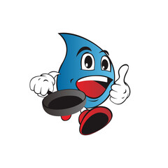 Make a Professional Water Mascot Vector