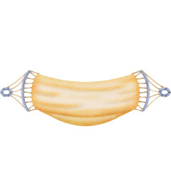 Watercolor Nautical Clipart Experience the refreshing touch of nature A watercolor painting filled with warmth and tranquility.