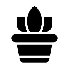 flower glyph icon