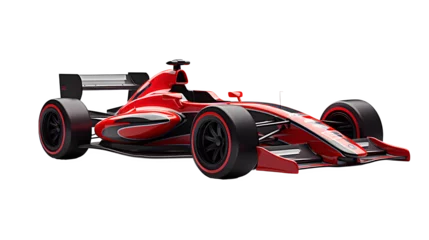 Fotobehang Formula One Racing Car PNG, Transparent background F1 racing car, Motorsport graphic, Racecar icon, Formula 1 car image, Racing event illustration, Speedy vehicle file, Sports car icon © Vectors.in