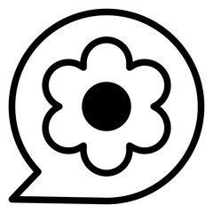 flower dualtone icon