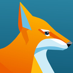 portrait of a fox