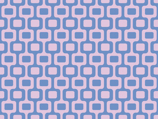 RETRO GEOMETRICAL ALL OVER PRINT SEAMLESS PATTERN VECTOR ILLUSTRATION