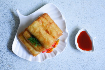 fried spring rolls