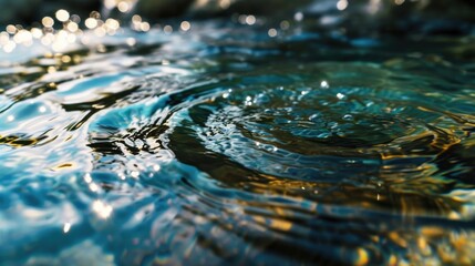A close-up view of a body of water, perfect for nature or landscape-themed designs
