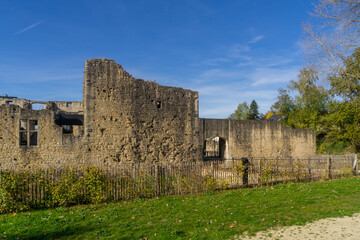 Old palais ruin called Koerich in the same named village,