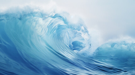 Big waves of an ocean