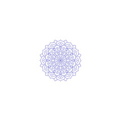 set of vector mandalas with circles mandala