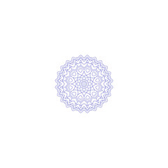 set of vector mandalas with circles mandala