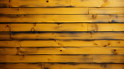 Craft a Captivating Yellow-Colored Wooden Background with Realistic Texture. Generative AI
