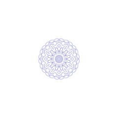 set of vector mandalas with circles mandala