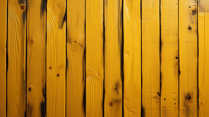 Craft a Captivating Yellow-Colored Wooden Background with Realistic Texture. Generative AI