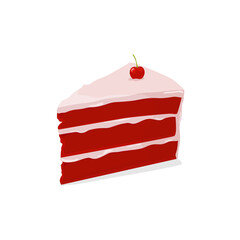 piece of cake with cherry on top