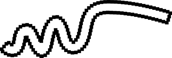 Pixel 8bit. Element for digital design