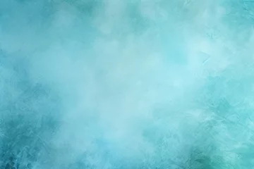 Fotobehang Light turquoise faded texture background banner design  © Celina