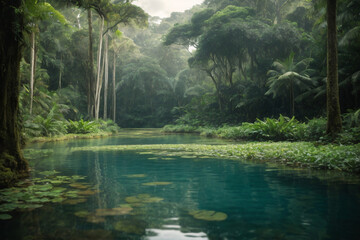 Obraz premium A tranquil pool of water