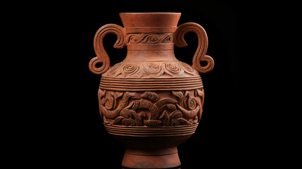 Ancient clay vase