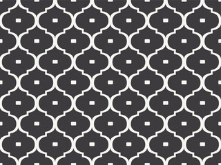RETRO GEOMETRICAL SEAMLESS PATTERN VECTOR