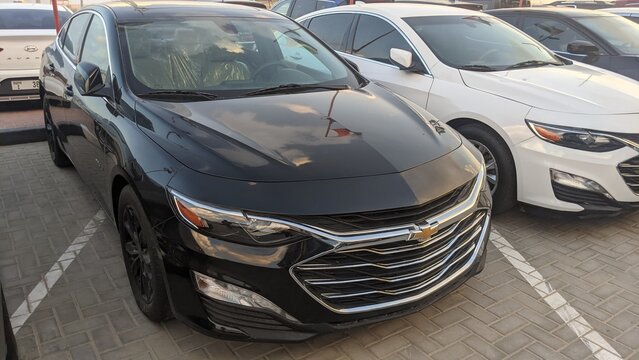 Ajman, United Arab Emirates-01-05-2024: Chevrolet car 